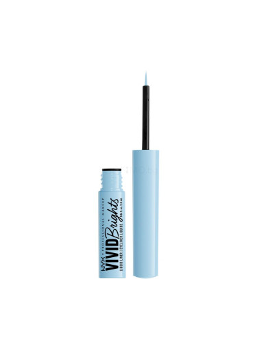 NYX Professional Makeup Vivid Brights Очна линия за жени 2 ml Нюанс 06 Blue Thang