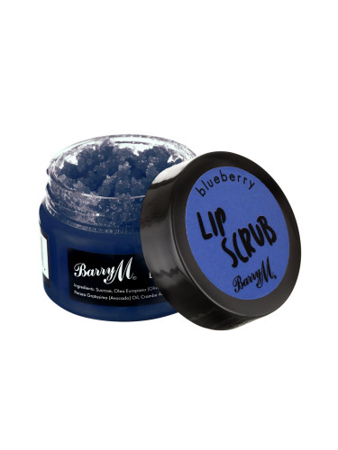 Barry M Lip Scrub Blueberry Ексфолиант за жени 25 g