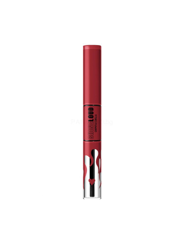 NYX Professional Makeup Shine Loud Червило за жени 3,4 ml Нюанс 34 Rebel In Red Serrano