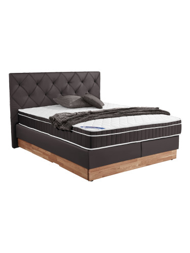 ЧЕРНО БОКССПРИНГ ЛЕГЛО МАРА С МАТРАК И ТОП МАТРАК 160/200 СМ И 2 ЧЕКМЕДЖЕТА