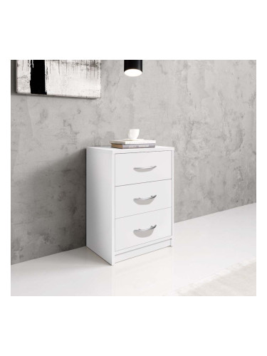 БЯЛО НОЩНО ШКАФЧЕ ПЕПЕ 38.5/28.2/54h