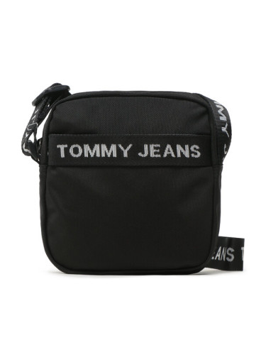 Tommy Jeans Мъжка чантичка Tjm Essential Square Reporter AM0AM11177 Черен