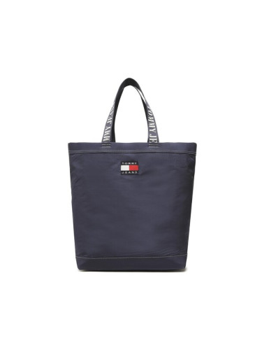 Tommy Jeans Дамска чанта Tjw Heritahe Tote AW0AW14960 Тъмносин