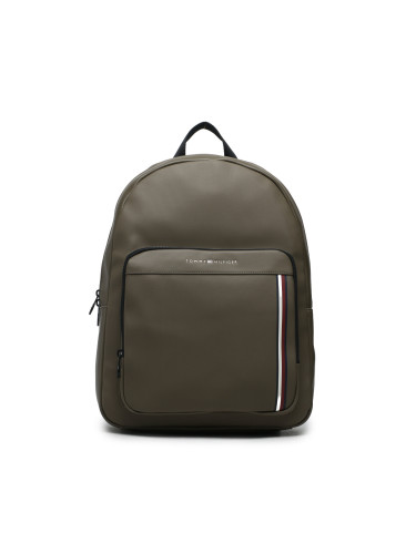 Раница Tommy Hilfiger Th Pique Pu Backpack AM0AM11317 Каки