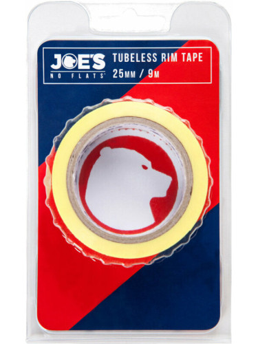 Joe's No Flats Tubeless Rim Tape 60 m 25 mm Yellow Rimtape