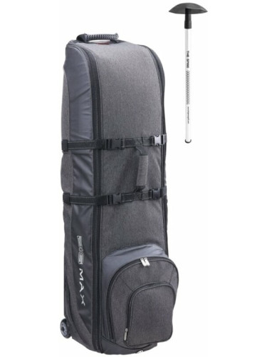 Big Max Wheeler 3 Travelcover Storm/Charcoal + The Spine SET