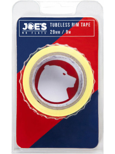 Joe's No Flats Tubeless Rim Tape 60 m 33 mm Yellow Rimtape