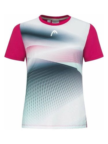 Head Performance Women Mullberry/Print Perf L Тениска за тенис