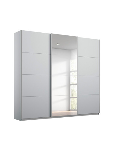 МАЯМИ 3-КРИЛ ГАРДЕРОБ С ПЛЪЗГАЩИ СЕ ВРАТИ И ОГЛЕДАЛО ВКЛ. ВЪТР. РАЗПР. 271/62/229h КОПРИНЕНОСИВ