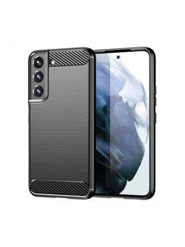 Силиконов гръб Carbon - Samsung Galaxy S22+ черен