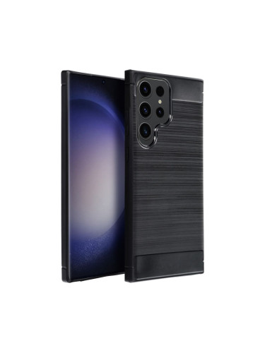 Силиконов гръб FORCELL Carbon - Samsung Galaxy S22+ черен