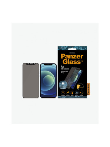 Стъклен протектор PanzerGlass за Apple Iphone 12 mini 5.4 CaseFriendly Privacy - Черен