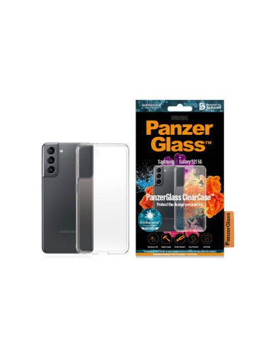 Гръб PanzerGlass за Samsung Galaxy S21 AntiBacterial - Прозрачен, 118274