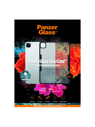 ClearCase PanzerGlass for Apple iPad 11” (2018/2020/2021), Black AB