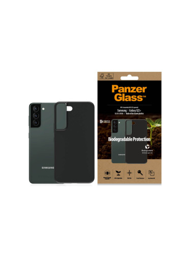 Гръб PanzerGlass за Samsung S22 Plus, Biodegradable, Черен