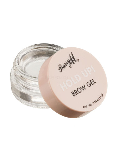 Barry M Hold Up! Brow Gel Гел и помада за вежди за жени 4 g Нюанс Clear