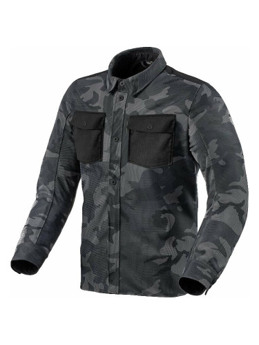 Rev'it! Overshirt Tracer Air 2 Camo Dark Grey 2XL Риза от кевлар