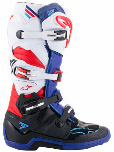 Alpinestars Tech 7 Boots Black/Dark Blue/Red/White 40,5 Ботуши
