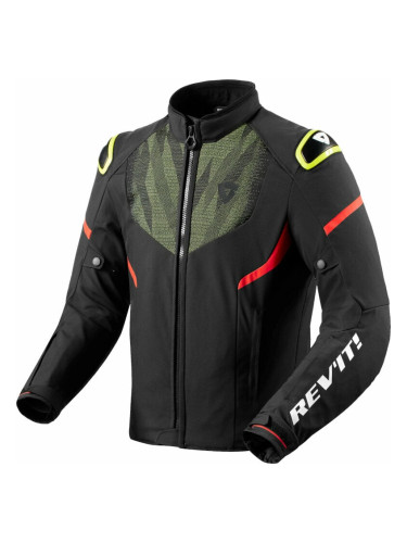 Rev'it! Hyperspeed 2 H2O Black/Neon Yellow S Текстилно яке