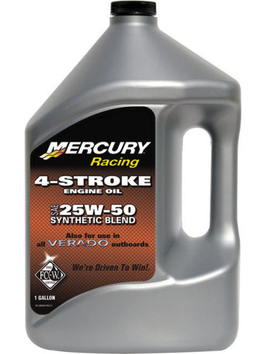 Quicksilver Racing 4-Stroke Marine Oil Synthetic Blend 25W-50 4 L
