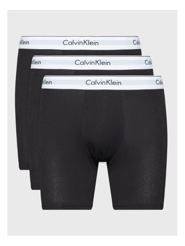 Calvin Klein Underwear Комплект 3 чифта боксерки 000NB2381A Черен