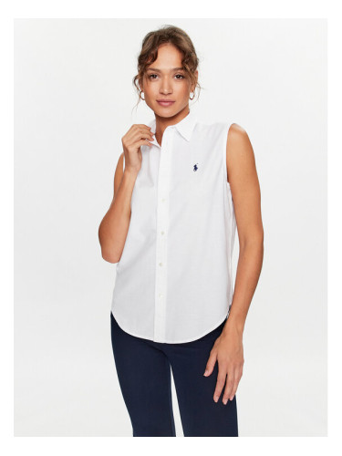 Polo Ralph Lauren Риза 211906520001 Бял Regular Fit