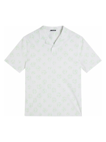 J.Lindeberg Resort Regular Fit Shirt Print White Sphere Dot XL Риза за поло