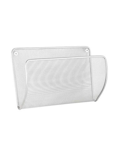 СРЕБРИСТ ОРГАНАЙЗЕР ЗА ДОКУМЕНТИ ЗА СТЕНА МЕШ 32.5/13/21.5h