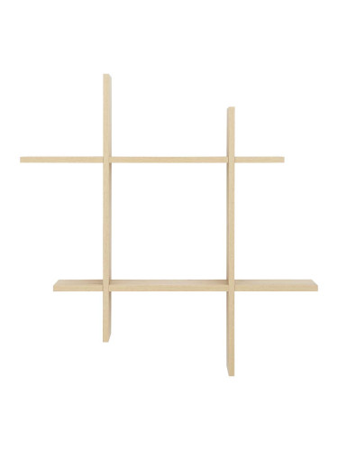 ЛУСИЯ ЕТАЖЕРКА ЗА СТЕНА 80/15/80h ДИВ ДЪБ