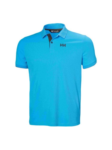 Helly Hansen OCEAN POLO UPF 50+ 2.0 Мъжка тениска с якичка, тюркоазено, размер