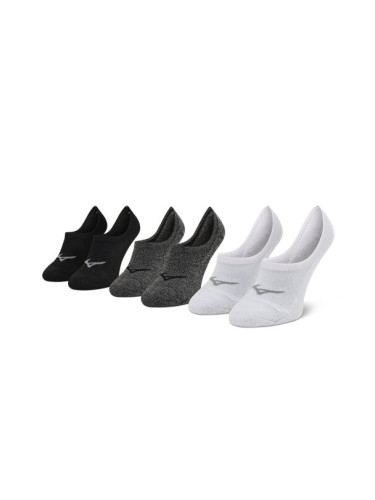 Mizuno Комплект 3 чифта терлик мъжки Super Short Socks 3P J2GX005577 Цветен