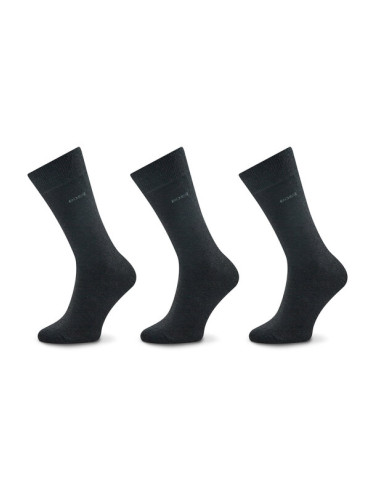 Boss Комплект 3 чифта дълги чорапи мъжки 50469366 Сив