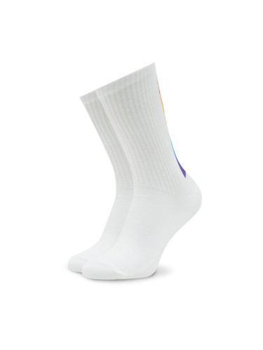 Emporio Armani Комплект 2 чифта дълги чорапи мъжки 303122 3R354 00010 Бял