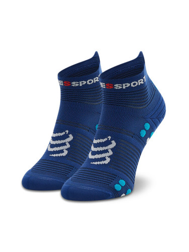 Compressport Дълги чорапи unisex Pro Racing Socks V4.0 Run Low XU00047B_533 Тъмносин