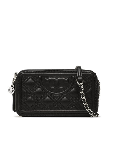 Дамска чанта Tory Burch Fleming Double-Zip Mini Bag 79403 Черен