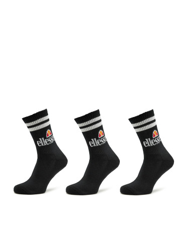 Комплект 3 чифта дълги чорапи мъжки Ellesse Pullo SAAC0620 Черен