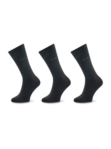 Комплект 3 чифта дълги чорапи мъжки Boss 50469366 Gray