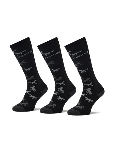 Дълги чорапи unisex Horka Riding Socks 145450-0000-0203 Черен