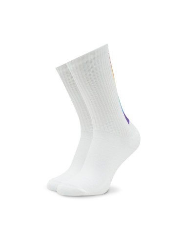 Комплект 2 чифта дълги чорапи мъжки Emporio Armani 303122 3R354 00010 Бял