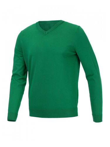BRILLE | Мъжки пуловер V-neck - Green