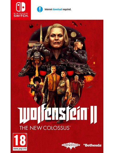 Игра Wolfenstein 2: The New Colossus - Код в кутия за Nintendo Switch