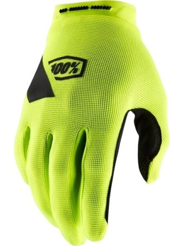 100% Ridecamp Gloves Fluo Yellow S Велосипед-Ръкавици