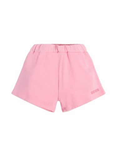 Детски розови къси панталони за момиче Guess