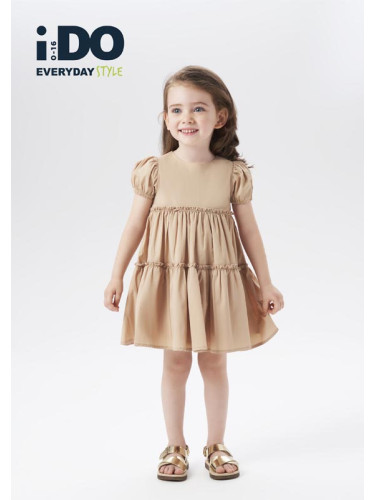 Детска рокля в бежов цвят IDO