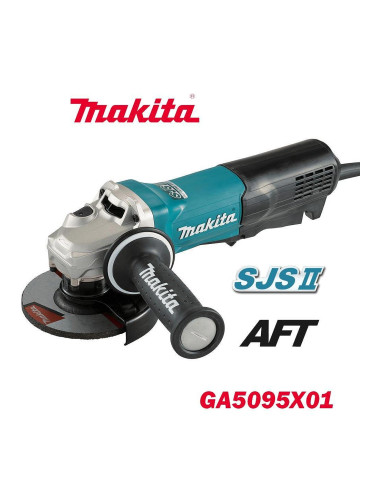 Ъглошлайф електрически Makita GA5095X01, 1900W, 125 мм, 11500 об./мин