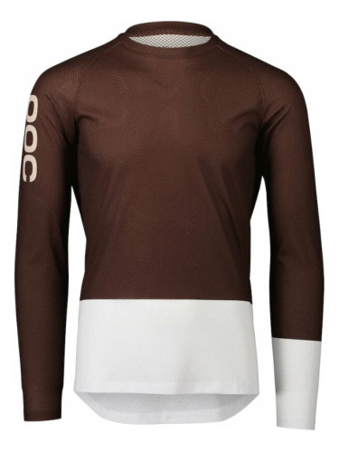 POC MTB Pure LS Джърси Axinite Brown/Hydrogen White 2XL