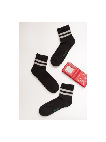 Мъжки спортни чорапи икономичен пакет от 3 бр Черно