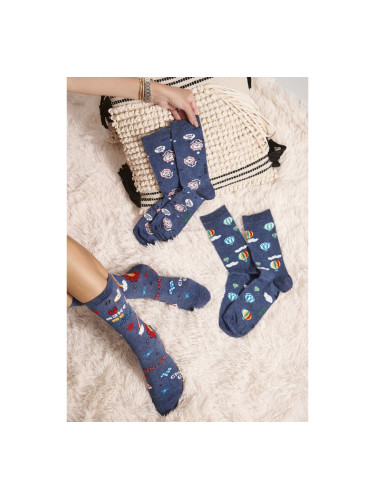Дамски чорапи Me-We икономичен пакет 3 чифта Цветно