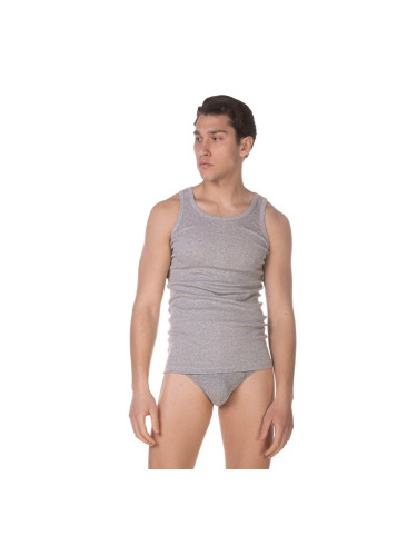 Мъжка тениска с презрамки Сиво