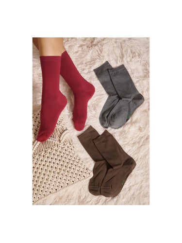 Me-We  дамски чорапи  икономичен пакет 3 чифта Цветно